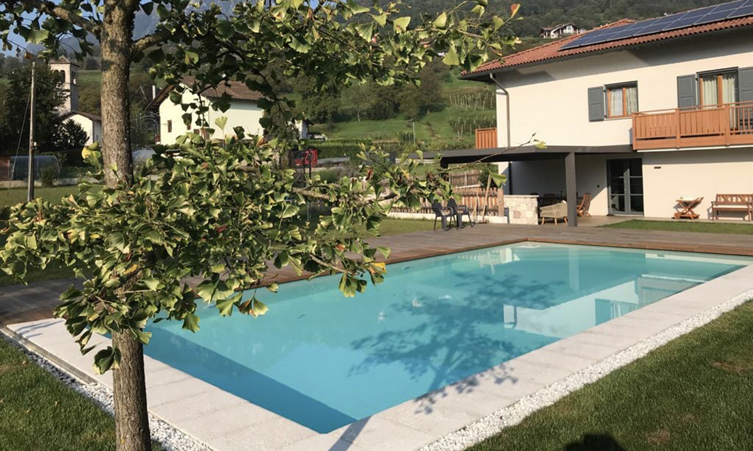 Villa con piscina interrata bluespring